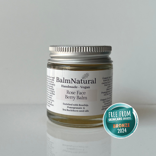 Face balm, rose face berry balm, anti-aging face balm, best face balm for dry skin