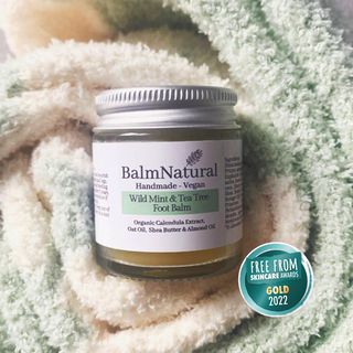 Foot Balm, BalmNatural, Wild Mint and Tea Tree