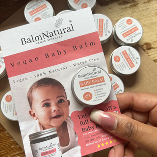 Baby balm leaflet, nappy rash balm