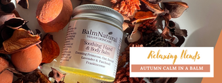 Natural balm for dry skin with frankincense, patchouli and sweet orange - Moisturising vegan hand and body balm in sustainable packaging