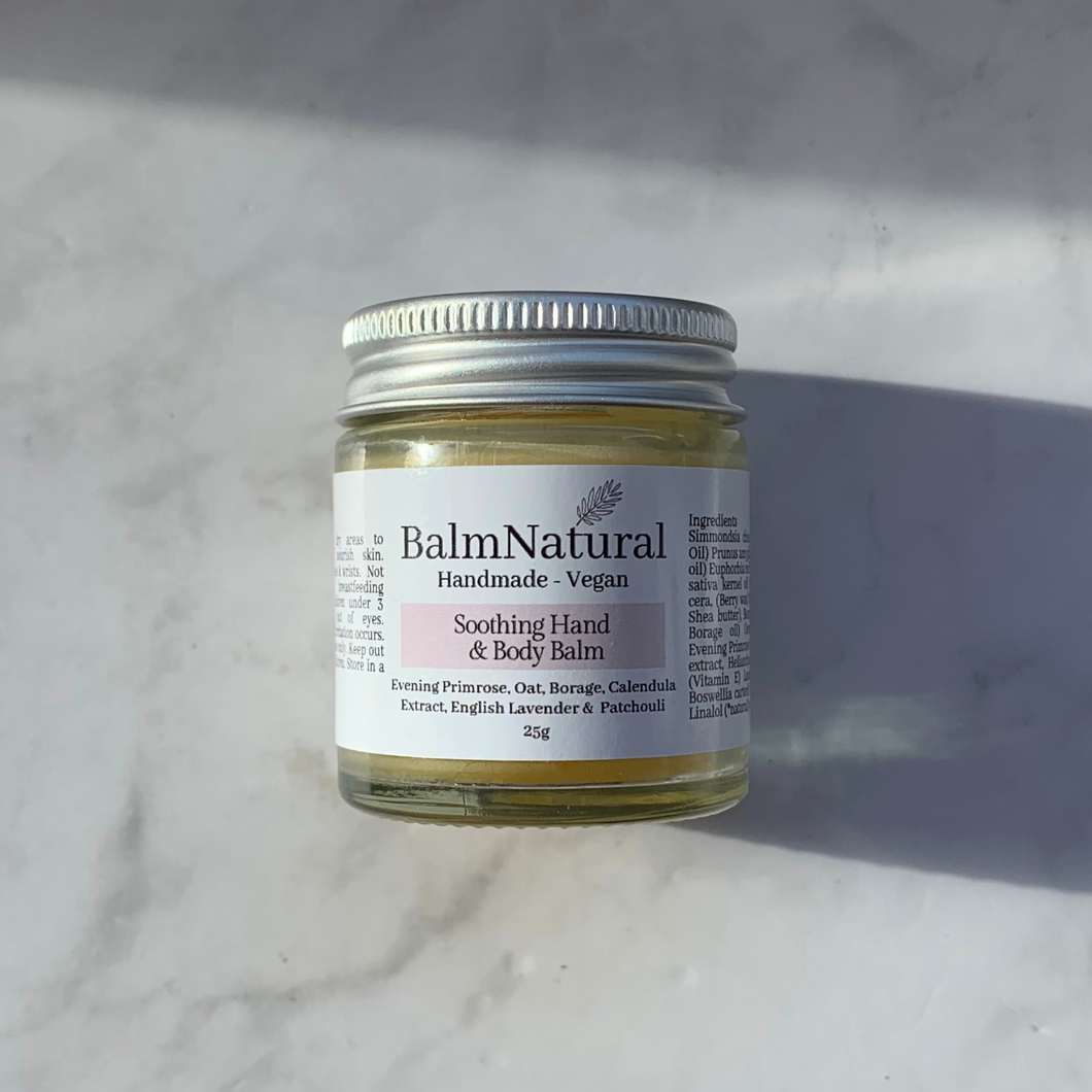 Showing Soothing hand and body balm